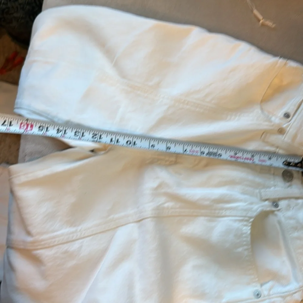 Baggy flare jeans in tile white sz 25 - Picture 9 of 11